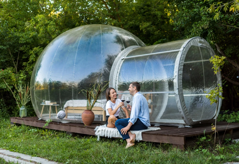 backyard bubble tent